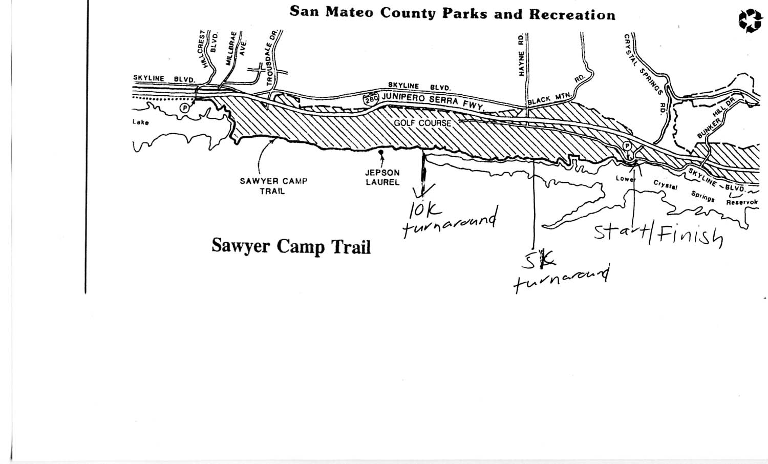 Sawyer Camp Trail